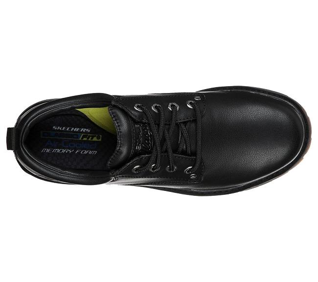 Zapatos Sin Cordones Skechers Hombre - Alley Cats Negro WXDKA8250